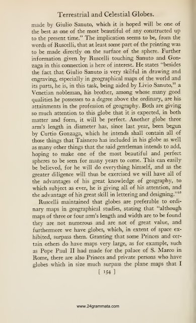 Terrestrial and celestial globes; their history and ... - 24grammata.com