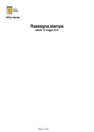 Rassegna stampa - Comune di Anzola dell'Emilia