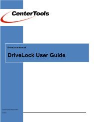 DriveLock User Guide - Achab