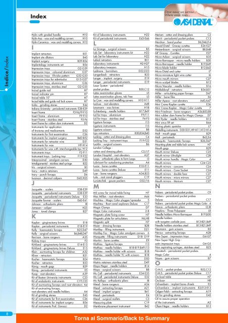 Indice Index