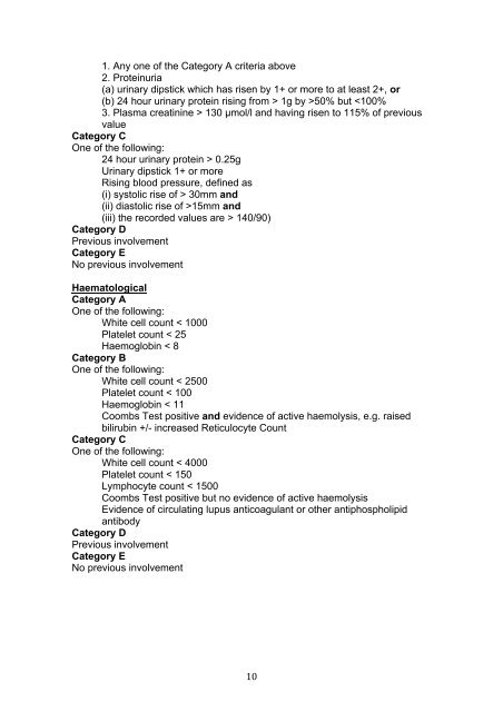 Classic BILAG Index