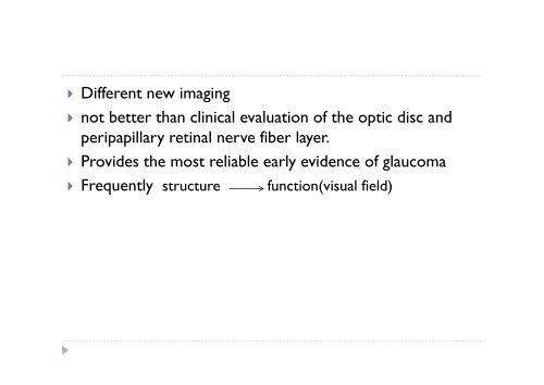 Evaluation of optic disc in glaucoma