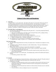 Ultimate Frisbee Rules and Regulations