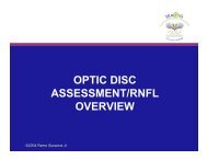 optic disc assessment/rnfl overview - Asia-Pacific Glaucoma Society ...