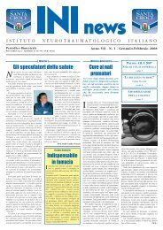N. 1 - Gennaio/Febbraio - Istituto Neurotraumatologico Italiano
