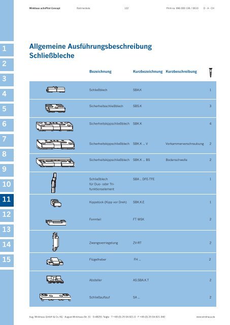 Katalogseiten Flugelheber Winkhaus
