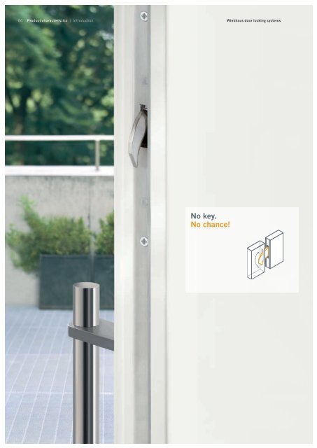 Winkhaus Multi-Point Locking Systems for Doors