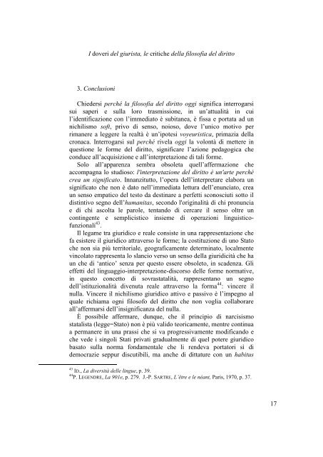 Perché la filosofia del diritto oggi - Docente.unicas.it