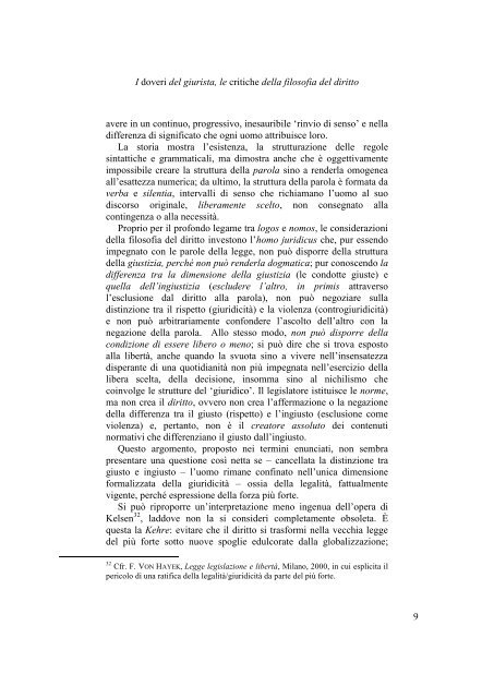 Perché la filosofia del diritto oggi - Docente.unicas.it