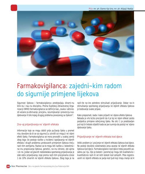 Po{tovane kolegice i kolege, dragi ~itatelji - Farmaceutsko drustvo ...