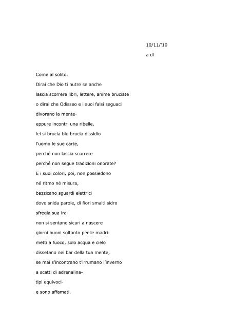 Poesie di Gabriella Garofalo - Comune di Parma