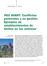 PAX AVANT. Conflictos pastorales y su gestión. Ejemplos de ...