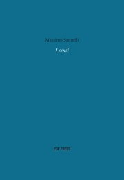 to read the complete text of 'i sensi' - Nanni Cagnone Personal Site