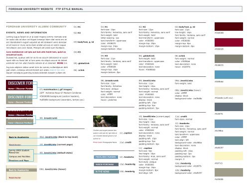 Style Guide - Fordham University