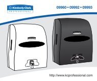 09960 • 09992 • 09993 - Kimberly-Clark Professional