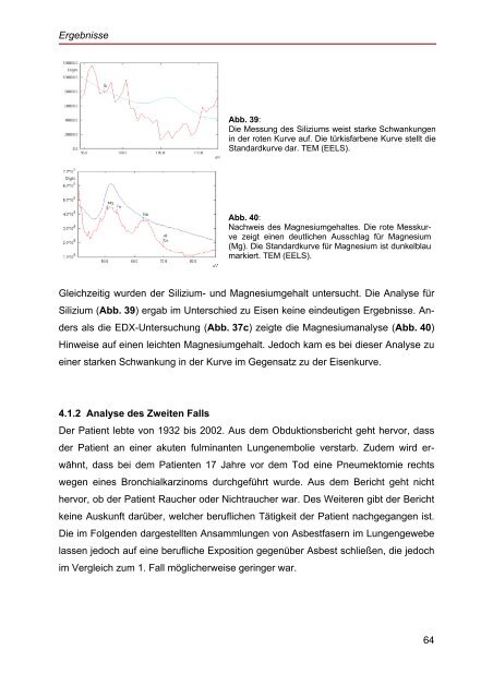 Elektronenmikroskopische Untersuchungen an Probenmaterial von ...