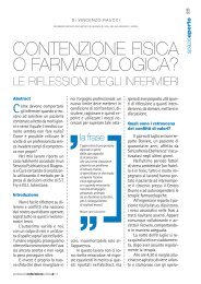 CONTENZIONE FISICA O FARMACOLOGICA? - Ipasvi Perugia