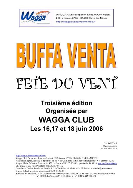 CR Buffa Venta 2006 - wagga club parapente