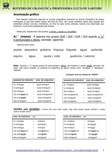 Plano de aula - 4º ano - Palavras terminadas com til: quando elas têm acento ?