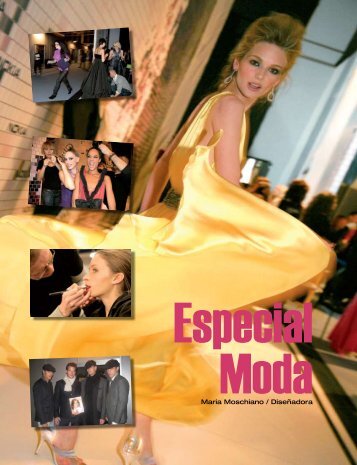 Reportaje "Especial Moda" sobre todas las ... - María Moschiano