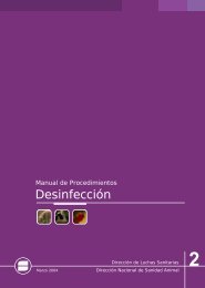 Manual de Procedimientos Desinfección - SENASA - Autenticación ...