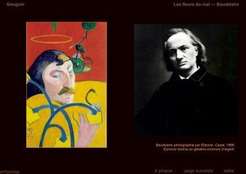 Les fleurs du mal — Baudelaire Gauguin