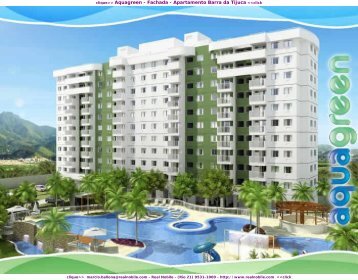 Apartamento na planta Barra da Tijuca Aquagreen Real Nobile RJ