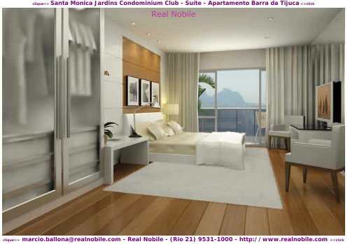 Apartamentos na planta Barra da Tijuca Santa Monica Jardins Real Nobile