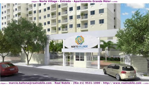 Apartamentos na planta Meier Norte Village Real Nobile RJ