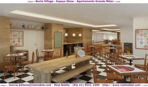 Apartamentos na planta Meier Norte Village Real Nobile RJ