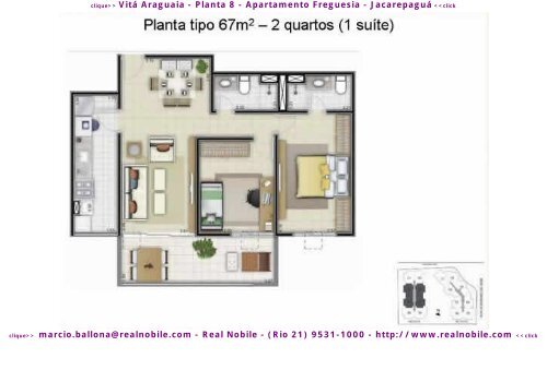 Apartamentos na planta na Freguesia Vita Araguaia Real Nobile RJ