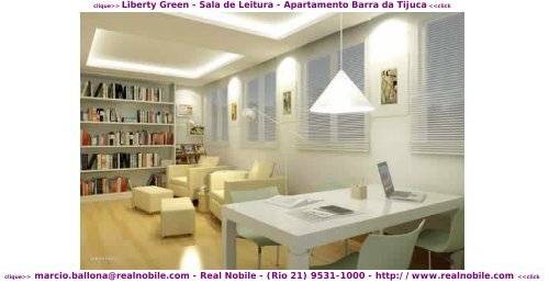 Apartamentos na planta Barra da Tijuca Liberty Green Real Nobile RJ