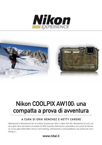 nikon cooLPiX AW100: una compatta a prova di avventura - Nital.it