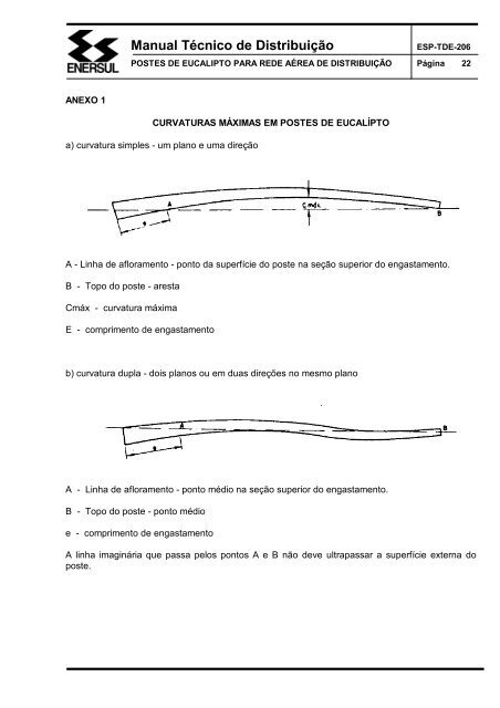 Manual Técnico de Distribuição - Rede Energia