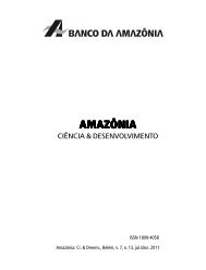 Baixe aqui a revista na integra - Banco da Amazônia