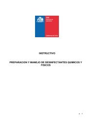 Preparación y manejo de desinfectantes químicos y físicos