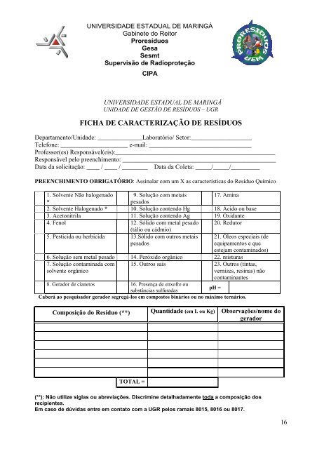 MANUAL DE SEGURAnçA curso de extensão - Pfi.uem.br - Uem