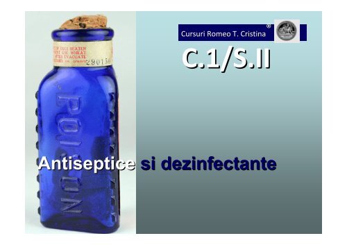 Antiseptice si dezinfectante - Veterinary Pharmacon