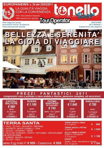 BELLEZZA E SERENITA' LA GIOIA DI VIAGGIARE - Tonello Viaggi