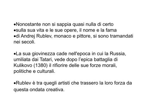 Dispensa 1 - Facoltà di Lettere e Filosofia