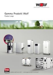 Gamma Prodotti Wolf - WOLF Italia