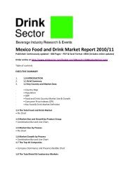 germany food and drink market report 2010 11 drink sector