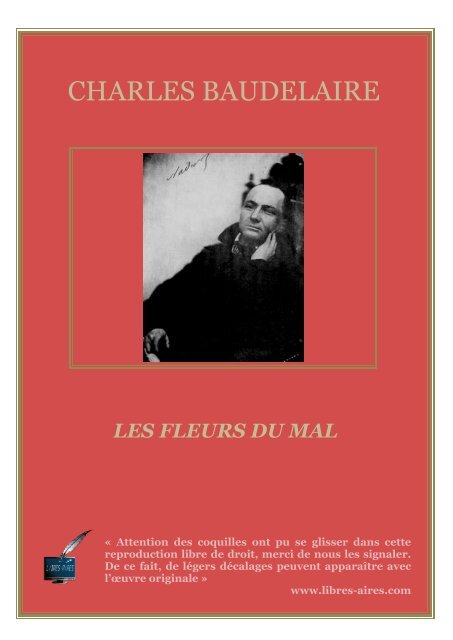 CHARLES BAUDELAIRE - LIBRES-AIRES