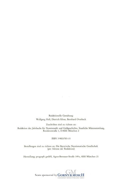 jahrbuch numismatik geldgeschichte - Medievalcoinage.com