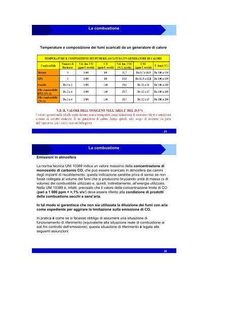 Terza Lezione La combustione - Teknologieimpianti