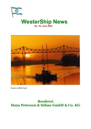 WesterShip News - Hans Peterson & Söhne