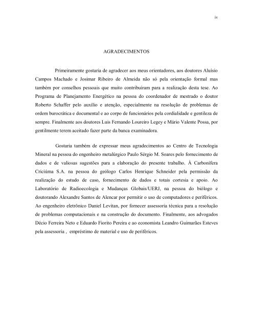 Aprovada por: - Ministério Público Federal