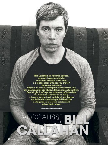 bill callahan - Chiara Meattelli