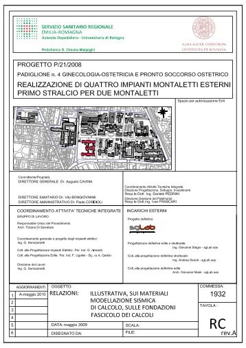 Z:\Commesse\2862 - Policlinico S.Orsola-Malpighi