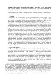 5 COMMENTO AL CODICE URBANI - Facoltà di Lettere e Filosofia